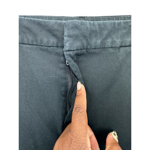 Old Navy Black Basic Career Office Work Straight Leg Pixie Dress Pants Size 18 - Picture 8 of 13